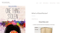 Desktop Screenshot of flyleafreview.com