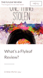 Mobile Screenshot of flyleafreview.com
